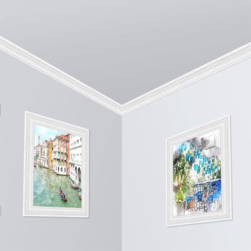 Image of HASTHIP Peel and Stick Wall Molding, Self Adhesive Foam, 2.3 M x 7.8 CM