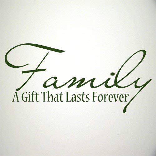 Family a Gift that Lasts Forever wall decal Handmade Products