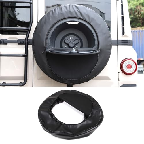 YANER Kofferraum-Ersatzreifen-Abdeckung, kompatibel mit Ineos Grenadier 2020–2024, Ersatzreifen-Abdeckung, Leder-Rad-Softcover