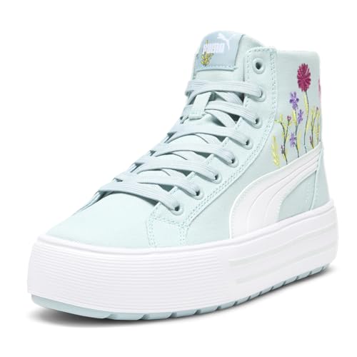 PUMA Womens Kaia 2.0 Floral Platform High Sneakers Shoes Casual - Blue2