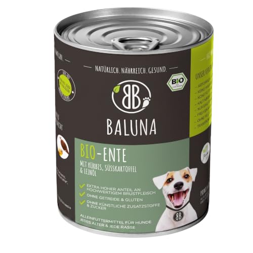 Baluna Bio-Hundefutter 800 g – in 5 leckeren Sorten