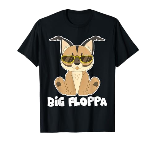 Big Floppa Meme Cat Camiseta
