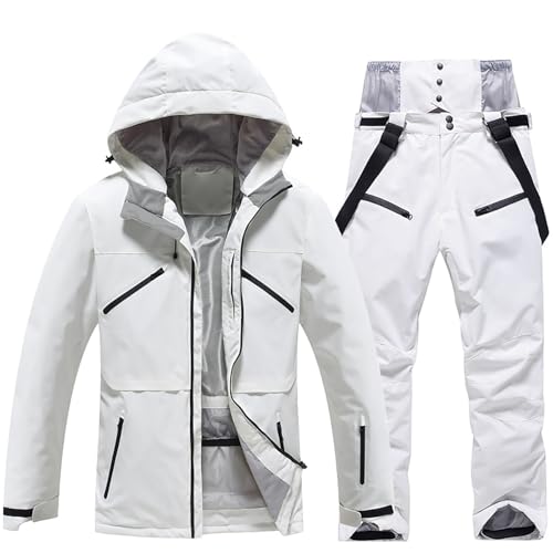Veste et pantalon de ski homme coupe-vent et isolé pour le snowboard hivernal