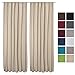 Produktbild Beautissu 2er Set Gardine Thermovorhang Amelie 140x245 cm Kräuselband Vorhang Kälteschutz & Wärmeisolierend - Thermogardine Universalband Creme