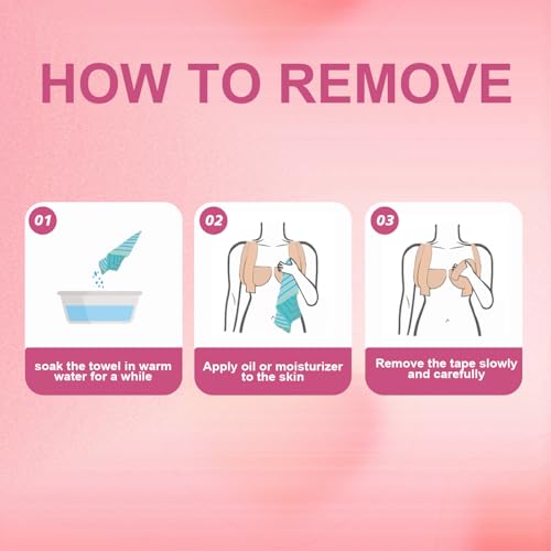 Boob Tape Kit for Women - 8M (26.3ft) Waterproof & Sweatproof Breast Lift Tape + 2 Reusable Silicone Nipple Covers - Ultimate Support for Strapless Dresses Beige4