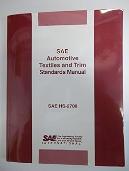 Paperback SAE automotive textiles and trim standards manual Book
