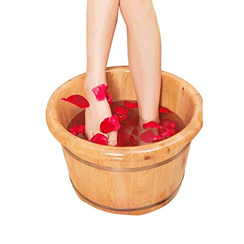 Cubeta de madera para spa de pies y sauna miniatura 5