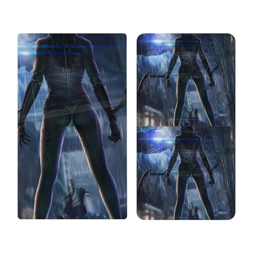 PS5 Pro�X�L���V�[�� �f�W�^���� �T�C�o�[�p���N2077 �v���C�X�e�[�V����5 Pro �ی�X�e�b�J�[ �ȒP���t�� �w��h�~PS5 Pro�{�̂ƃQ�[���R���g���[���[�p�X�L���X�e�b�J�[ �U�M�ǂ� �S�ʕی� [���s�A���i]