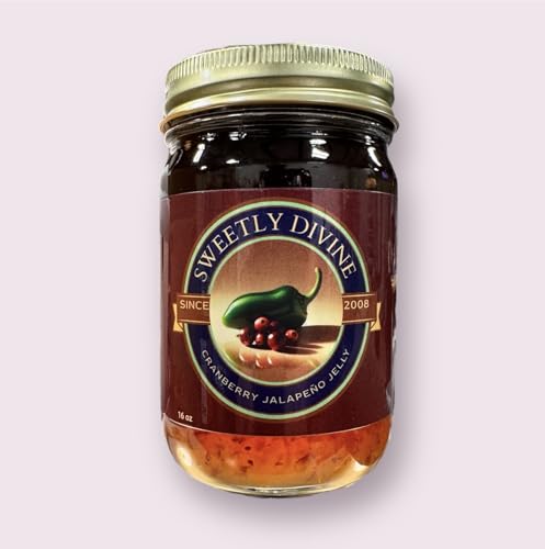 Sweetly Divine Hot Pepper Jelly - Multiple Flavors Available (Cranberry
