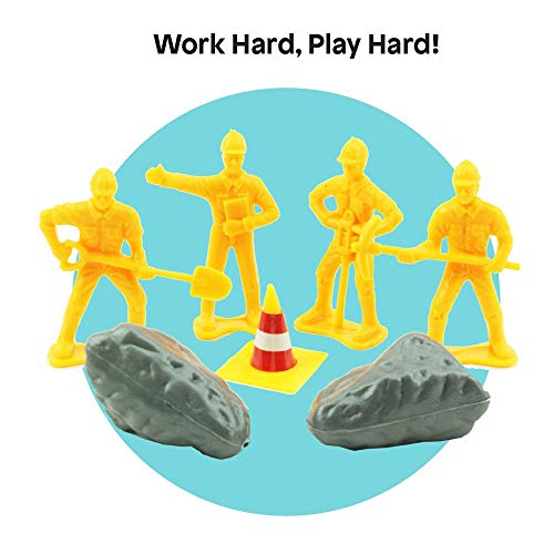 image for Boley Builders Play Set - 24 Piece Kids Construction Toys with Bulldoz