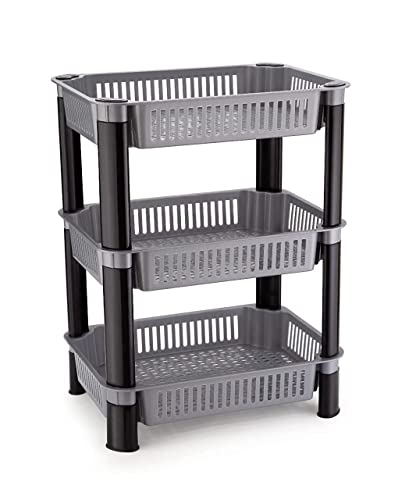 Black Olive Storage Trolley Rack