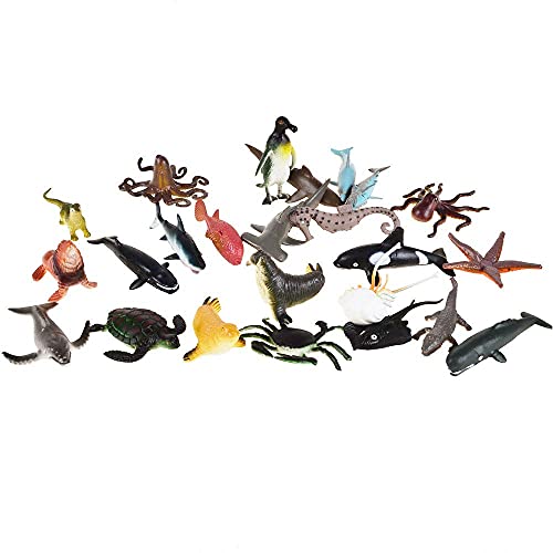 BOHS Figure di Creature Marine Assortite - Set di