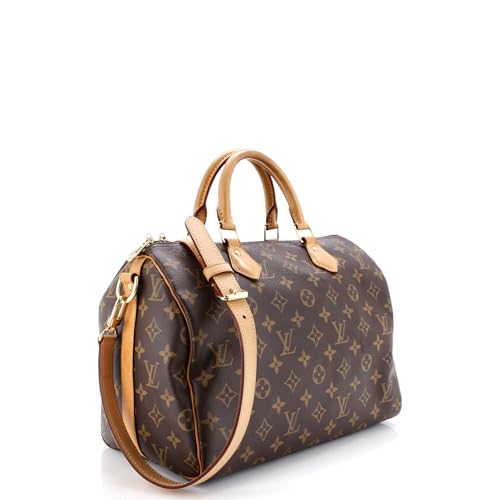 Pre-Loved Speedy Bandouliere Bag Monogram Canvas 30, Brown2
