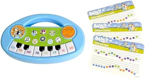 Bluey Music Time Electronic Keyboard - 13 Keys, Toy Piano for Kids, 3+ image 4
