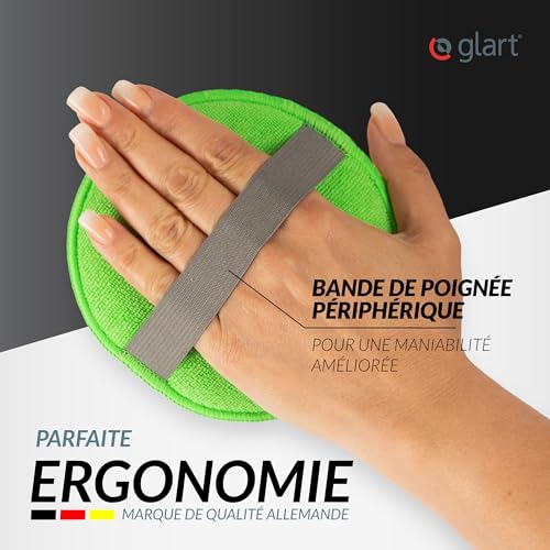 Glart 43PP Set de tampons de Polissage Microfibre, 3 pièces 130x25 mm – vue 6