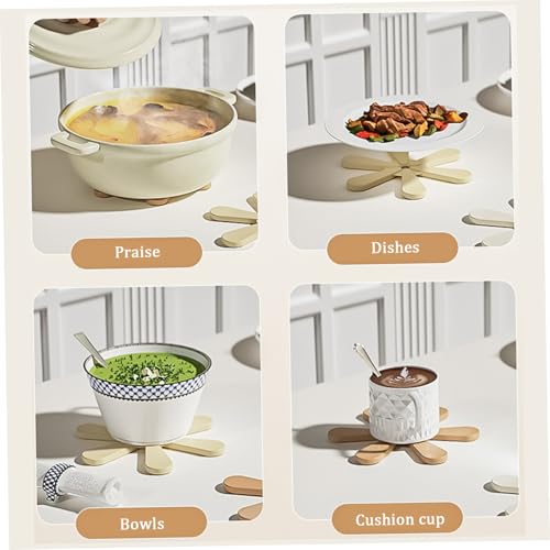 Dessous de plat silicone anti-glisse pour protéger vos tables - 5