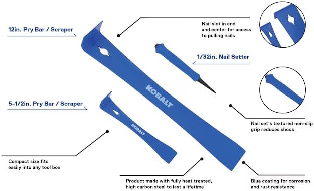 K.balt 3-Piece Carbon steel Trim removal kit