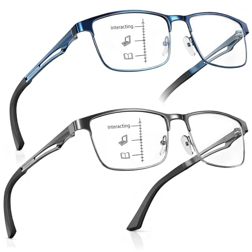 SKYFUEN Unbreakable Multifocus Reading Glasses for Men