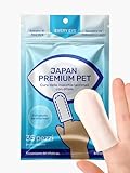 Japan Premium Pet salviette Occhi Cane con Dita per Pulizia Occhi Cane rimuove Macchie lacrimali Cura Delicata Occhi Cani Gatti 35 Pezzi