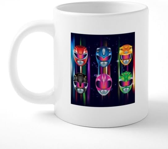 CafePress Power Rangers Helmet Icons Mugs 20 oz Ceramic Coffee Mega Mug
