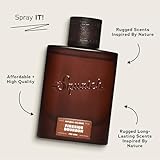 Dr. Squatch Natural Cologne for Men - Scent-Lock Technology and Sustainably-Sourced Ingredients - Fireside Bourbon Cologne (1.7 fl oz)