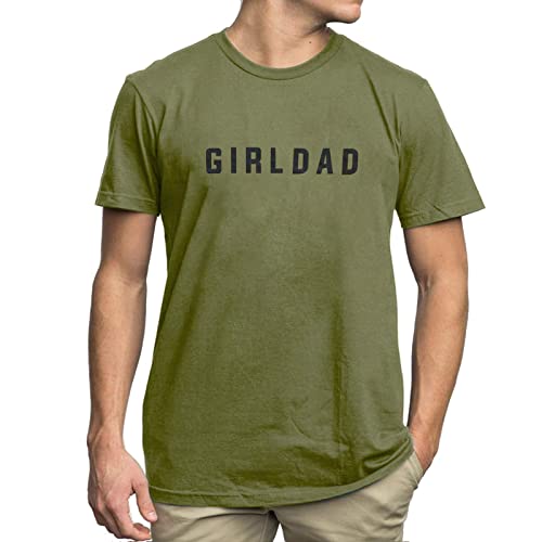 Girl Dad Shirt for Men Best T Shirt Gift for Daddy I Keep All My Father Jokes in A Dad-A-Base Shirt