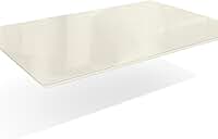 Tampo de Mesa de Jantar Com Vidro 120x80 Off Withe