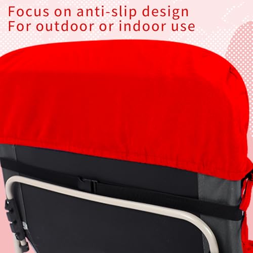 Tudomro Outdoor Chaise Lounge Cushion 66x21x4'' Waterproof & Fade-Resistant Patio Pool Chaise Lounge Cushion Headrest Pillow Tie Replacement Rocking High Back Chair(Bright Red,Set of 2) by Tudomro - Image 8