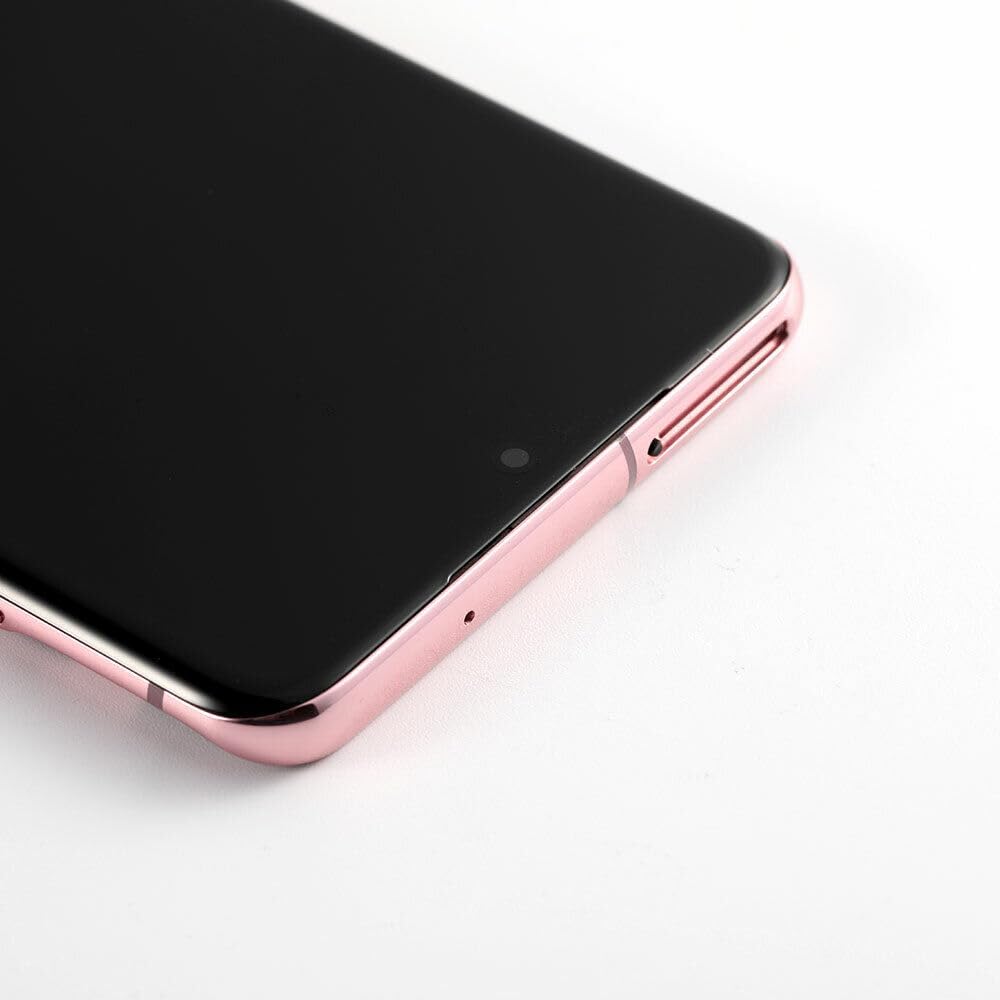S20 4G G980 OLED LCD Display +Frame for Samsung Galaxy S20 4G 6.2" LCD Screen Display Replacement Touch Digitizer Assembly Kit(Cloud Pink)