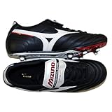  MIZUNO Morelia SI Bota de Fútbol Caballero, Negro/Blanco/Rojo, 41