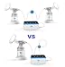 Sacaleches Eléctrico, Bellababy Extractor de Leche Doble Pantalla Táctil Sensible, Múltiples Modos...