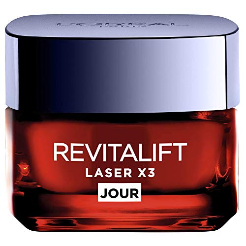 L'Oréal Paris - Coffret Routine Anti-Âge : Soin Yeux Revitalift Laser X3 + Soin jour Revitalift Laser X3 + Mini Crème-Masque Nuit Revitalift Laser X3