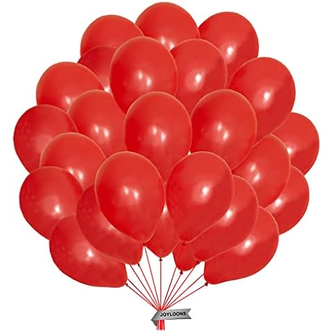 Joyloons 28 cm Red Biodegradable Balloons Cover
