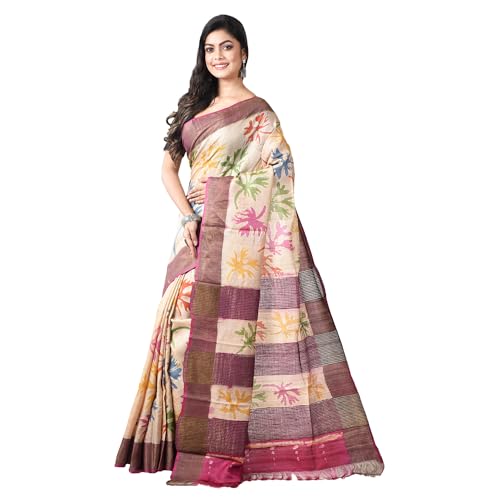3stones tussar silk saree in tussar silk – image 2