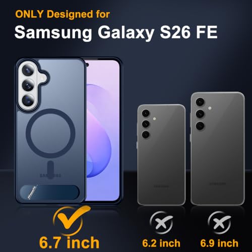 Image of SPIDERCASE Magnetic for Samsung Galaxy S26 FE Case,with Stand,Blue