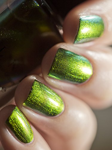 Image of ILNP Highline - Pale Gold, Pinkish Bronze, Light Green Ultra Chrome Color Shifting Nail Polish
