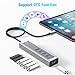 RSHTECH 7-Port USB C Hub Splitter 10Gbps with 3 USB-3.2 (2C + 1A), 4 USB-3.0 Ports and 2ft Long Cable, Aluminum USB-C Hub Multiport Adapters for Laptop and More, RSH-T17C