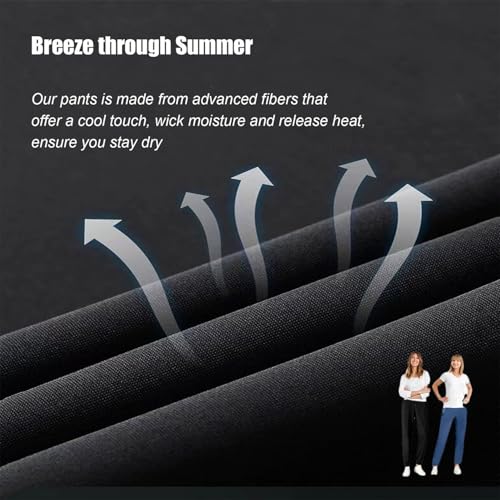 Comfysfit - Stretch Active Women's Ultra Stretch Ice Silk Comfort Casual Travel Pants4