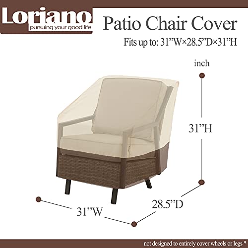 Loriano Patio Furniture Cover Set Winter 4 Piece Outdoor Furniture Cover Waterproof 600D Heavy Duty Lawn Patio Set Covers - Thumbnail 3