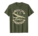 Vintage B-17 Bomber WW2 Plane Aviation Airplane Shirt Grunge
