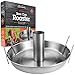 Beer Can Roaster - Stainless Steel Chicken Beeroaster Deluxe with Recipe Guide - Cooks Meat and Vegetables at same time