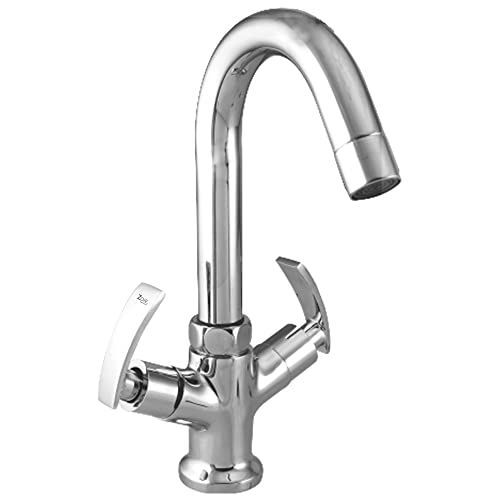 Zoie Z21017 Centre Hole Basin Mixer Tap for Washbasin Hot & Cold Water with Swivel Spout Olive Series (Chrome Finish) (Deck Mounted Installation) (B0BRWC5P18) Amazon Price History, Amazon Price Tracker