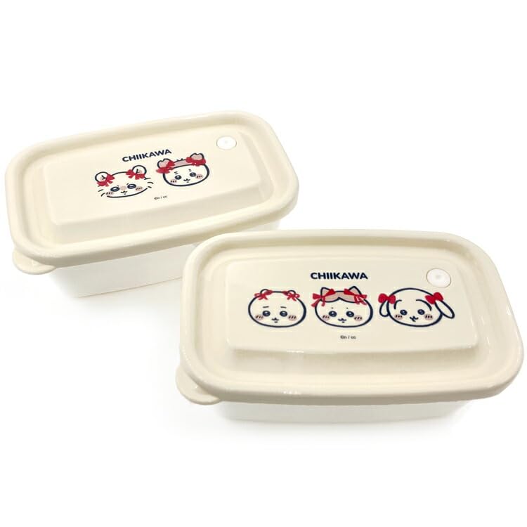 Amazon｜ちいかわ レンジパック 2Pセット リボン｜弁当