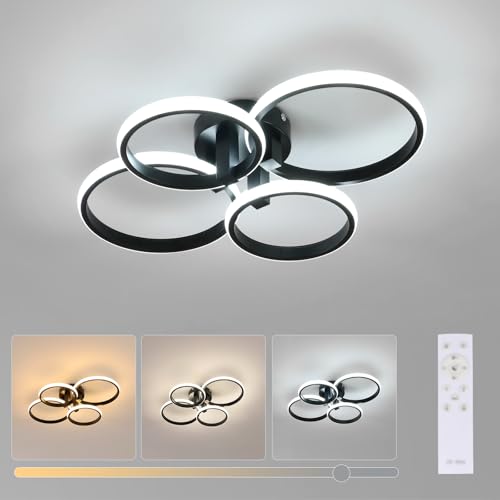 SENQIU Plafon LED Techo Regulable 76W Lámpara