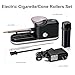 Upgraded Electric Pre Roll Machine,Cigarette Rolling Machine Automatic Cone Loader, Electric Pre Rolled Cones Filling Maker + 2-Hole King Size Pre-roll Cone Holder/Cigarette Case