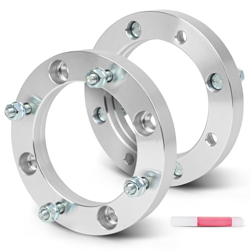 SCITOO 2Pcs 1 inch Wheel Spacers 4x156 to 4x156 with Studs 3/8" Bore 131mm Compatible with for Polaris Sportsman XP 850 2011-2013