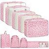 10 Set Packing Cubes for Suitcases, Packing Cubes Travel Essentials Organizer Bags, Travel Organizers