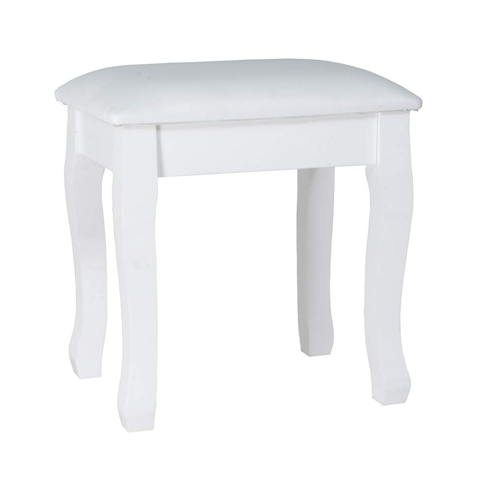 Organizedlife White Vanity Stool Padded Buy Online In Aruba At Desertcart