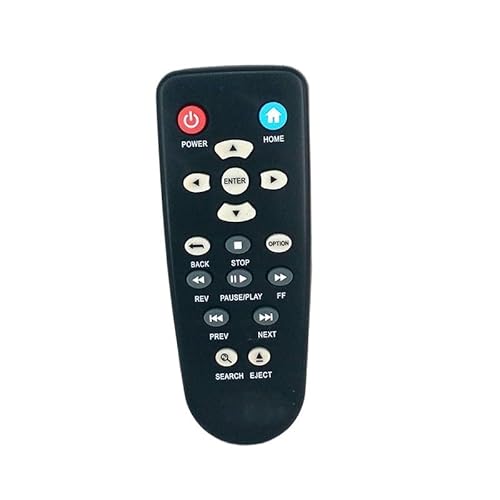 SpooQ Télécommande for Lecteur multimédia HD, télécommande WDTV001RNN for 1er, 2e, 3e, 4e