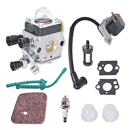 LiGuVCY Carburetor with Ignition Coil Replacement for Stihl FS38 FS55
